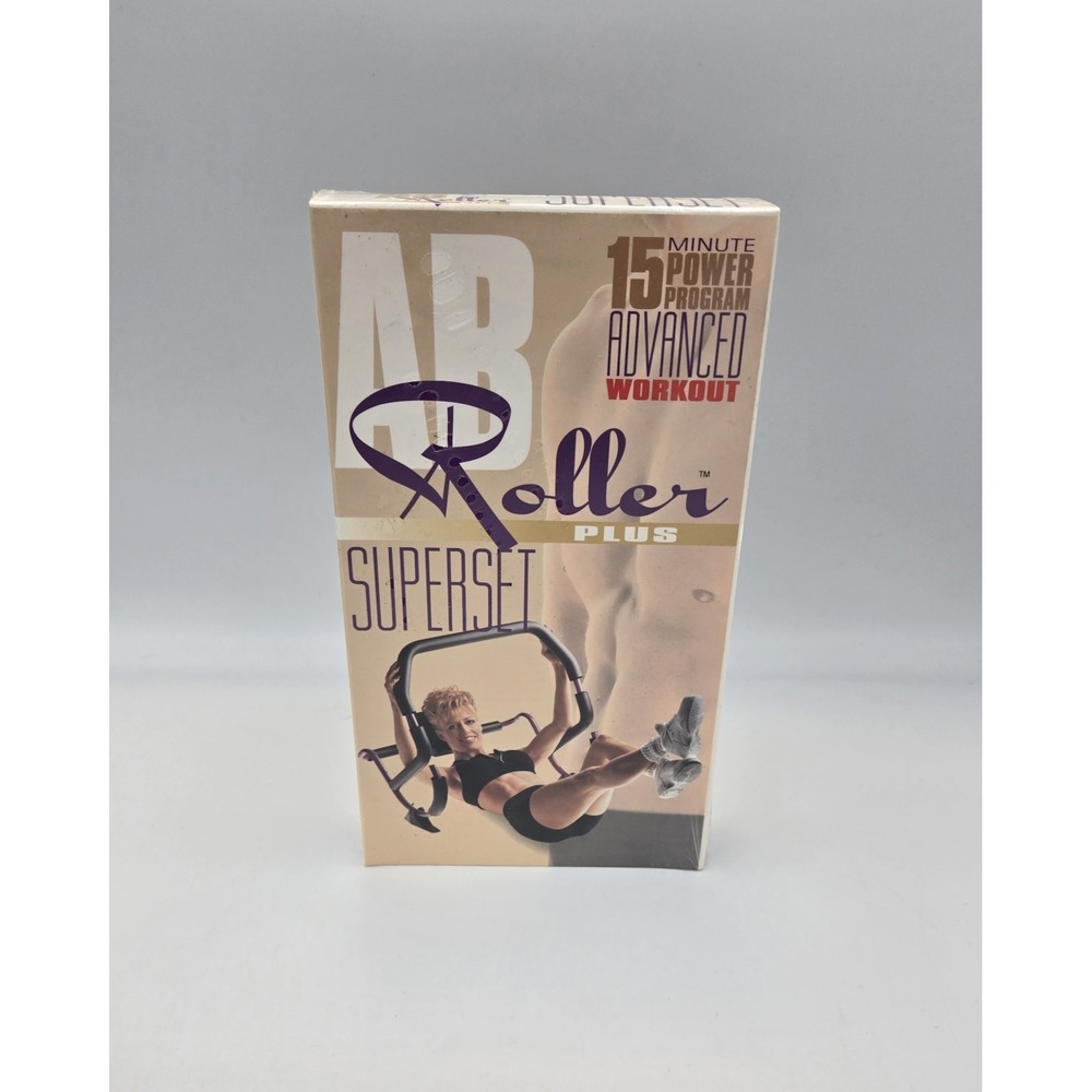 Ab Roller Plus Superset VHS Tape Venture Aerobic Productions Advanced Workout